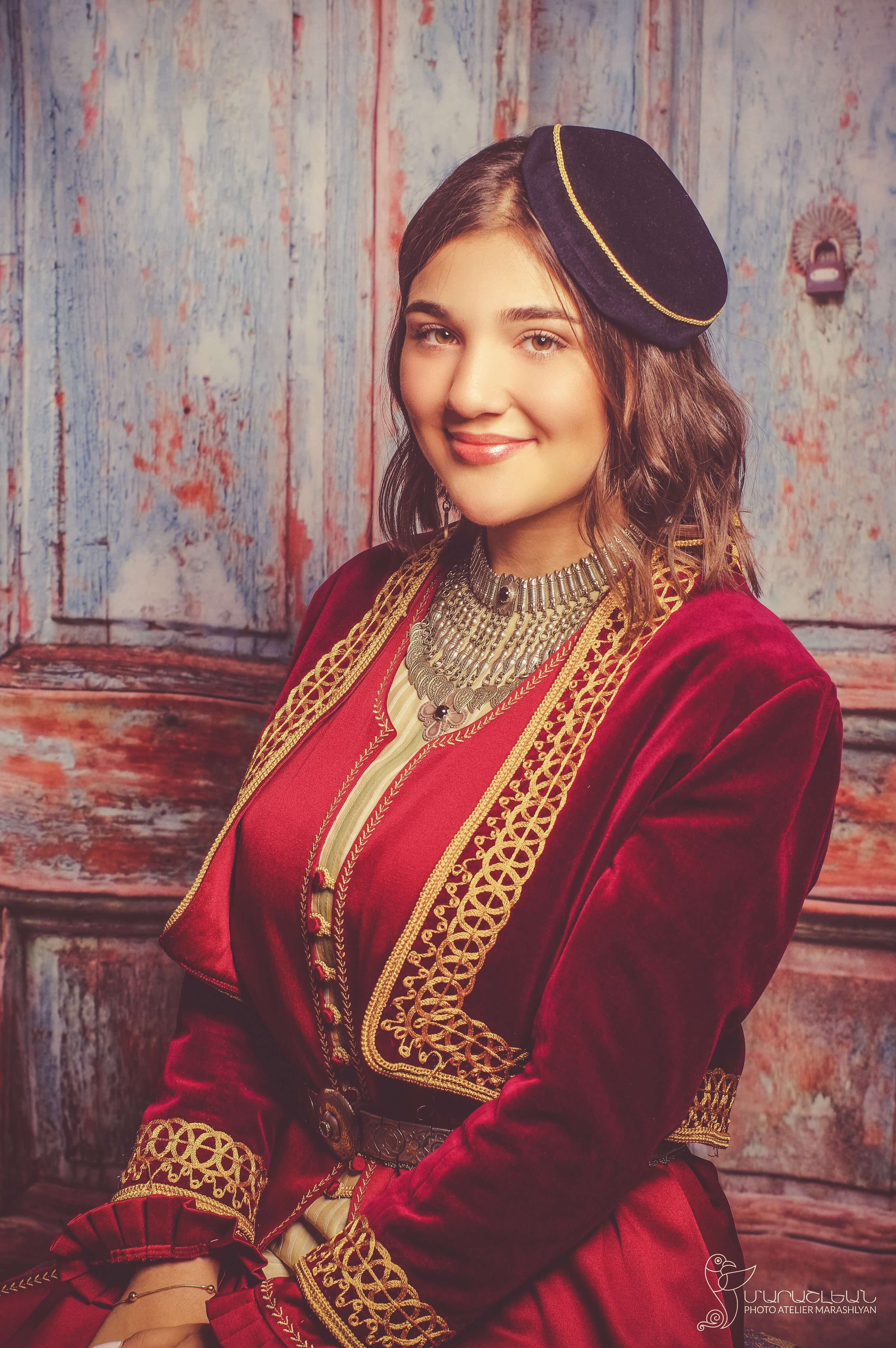 Armenian costume. Trabzon.